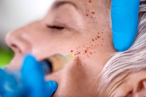 PRP Vampire Facial before and after